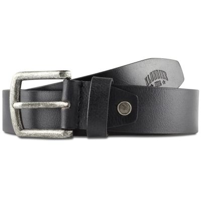 Ремень KLONDIKE Creek, односторонний, натуральная воловья кожа, цвет тёмно-коричневый, 130 х 4 см-0