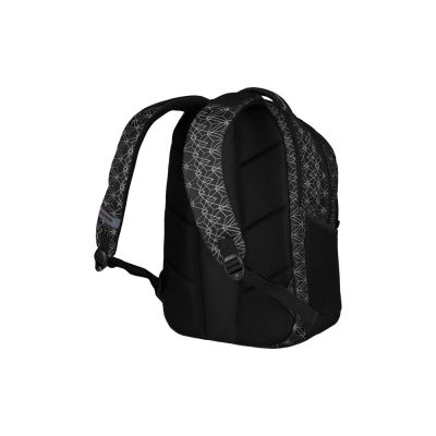Рюкзак Sun WENGER 16'', черный со светоотражающим принтом, полиэстер, 35x27x47 см, 27 л-1