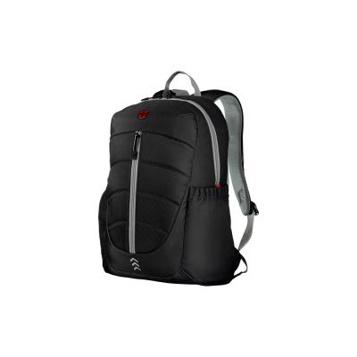 Рюкзак WENGER Engyz 16, чёрный, 100% полиэстер, 33х20х46 см, 21 л-0