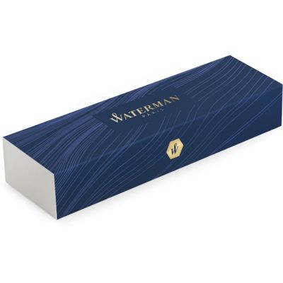 Перьевая ручка Waterman  Embleme цвет GOLD CT, цвет чернил: черный-4