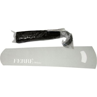 Зонт складной автоматический Ferre, черный-2