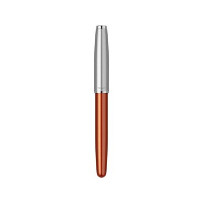 Перьевая ручка Parker Sonnet Essentials Orange SB Steel CT, перо: F, цвет чернил black, в подарочной упаковке.-3