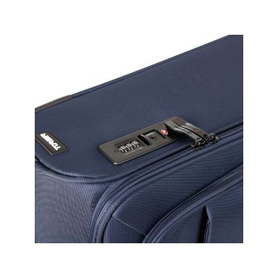 Чемодан TORBER Nevo, чёрный, полипропилен, 40 х 25 х 55 см, 32 л-6