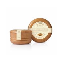 Крем для бритья Mondial SANDALO с ароматом сандалового дерева, деревянная чаша, 140 мл
