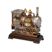 Погодная станция Паровоз, бронза с чернением