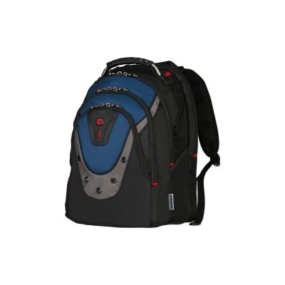 Рюкзак Ibex WENGER 17, черный/синий, полиэстер/ПВХ, 37 x 26 x 47 см, 23 л-0