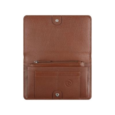Кошелёк женский BUGATTI Lady Top, коньячный, натуральная воловья кожа, 19,5х2х11,2 см-2