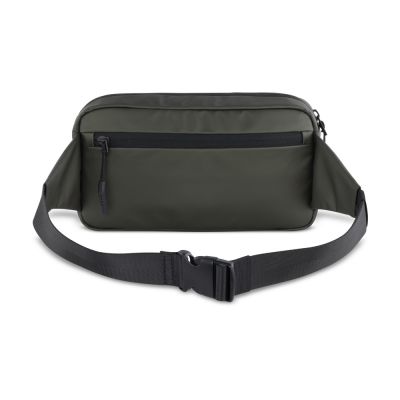 Сумка на пояс BUGATTI Blanc, оливковая, тарпаулин/полиэстер, 26х5,5х13,5 см-3