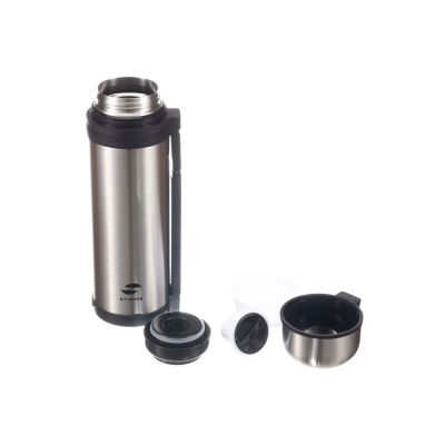 Термос Stinger, 1,8 л, широкий с ручкой, нержавеющая сталь, серебристый, 12,2 х 10,9 х 35,6 см-2