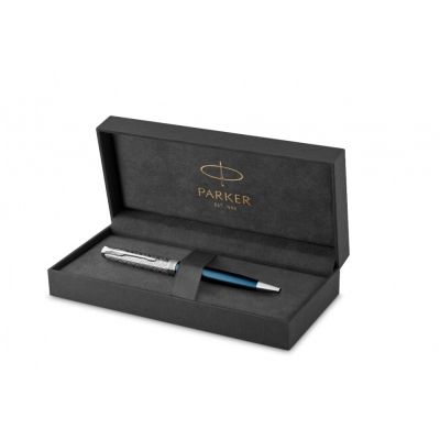 Шариковая ручка Parker Sonnet Premium Refresh BLUE CT, стержень: M, цвет чернил: black , в подарочной упаковке-1