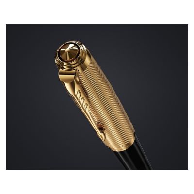 Шариковая ручка Parker 51 DELUXE BLACK GT, стержень: M, цвет чернил: black, в подарочной упаковке.-4