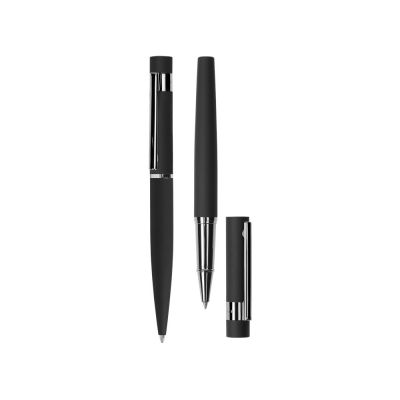 Подарочный набор: ручка шариковая, ручка-роллер. Hugo Boss, черный-3