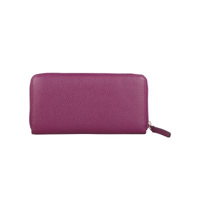 Кошелёк Cross Colors Plum, кожа наппа, фактурная, цвет сливовый-3