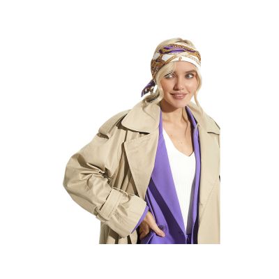 Платок Пасхальное яйцо-часы Петушок-4