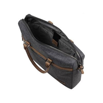 Портфель мужской BUGATTI Luce 16'', серый, полиэстер, 40х8х31,5 см-2