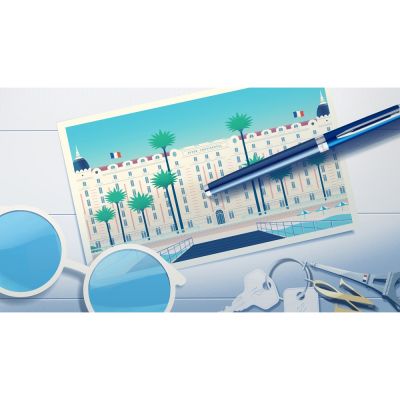 Шариковая ручка Waterman Hemisphere French riviera COTE AZUR в подарочной коробке-11