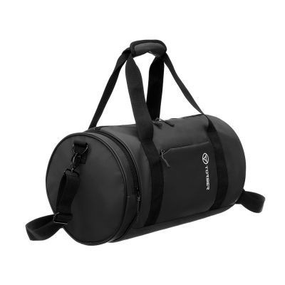 Сумка спортивная TORBER Mobi, чёрный, полиэстер 900D с PU покрытием, 45 х 25 х 25 см-1