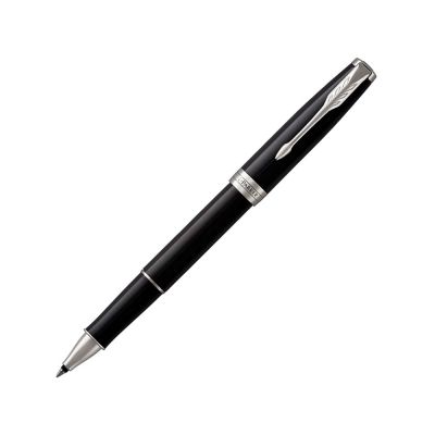 Ручка-роллер Parker Sonnet T539, цвет: Laque Black СT,  стержень: F, цвет чернил: black, в подарочной упаковке-0