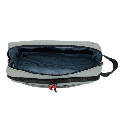 Несессер TORBER РИТМ, серый, полиэстер 900D с PU покрытием, 27 х 18 х 8 см, 3 л-5