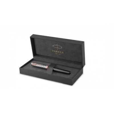 Ручка-роллер Parker Sonnet Premium Refresh GREY GT, стержень: F, цвет чернил: black, в подарочной упаковке-1