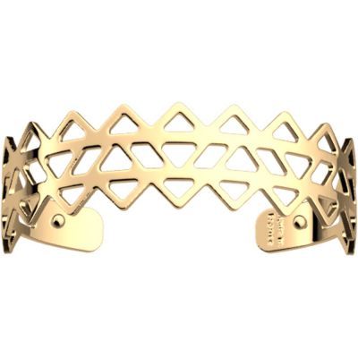 Браслет-бэнгл из латуни с гальваническим покрытием жёлтым золотом, 8мм-0