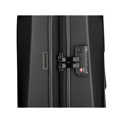 Чемодан WENGER Prymo, чёрный, средний, 45х65х26 см, 59 л, ABS+PC-4