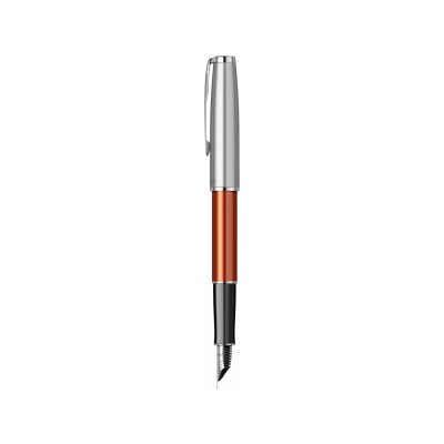 Перьевая ручка Parker Sonnet Essentials Orange SB Steel CT, перо: F, цвет чернил black, в подарочной упаковке.-2