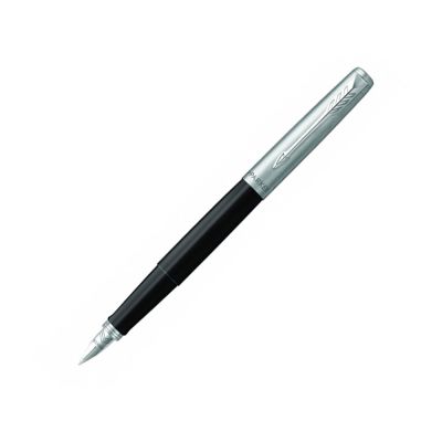 Перьевая ручка Parker Jotter, цвет ORIGINALS BLACK CT, цвет чернил синий/черный, толщина линии M, В БЛИСТЕРЕ-0