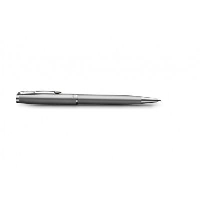 Шариковая ручка Parker Sonnet Stainless Steel CT, толщина линии M, цвет чернил черный, в подарочной упаковке-3