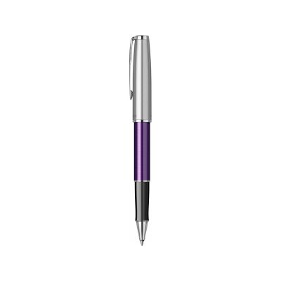 Ручка-роллер Parker Sonnet Essentials Violet SB Steel CT, цвет чернил black, перо: F, в подарочной упаковке.-2