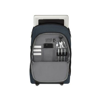 Рюкзак WENGER Oryson 16, серый/чёрный, переработанный ПЭТ/Полиэстер, 32х45х19 см, 25 л.-4