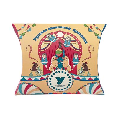 Платок Русская неваляшка. Праздник-4