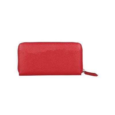 Кошелёк Cross Colors Rosso, кожа наппа, фактурная, цвет красный-3