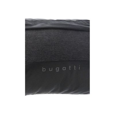 Сумка на пояс BUGATTI Universum, графитовая, полиэстер меланж/тарпаулин, 27х5х15 см, 1 л-4