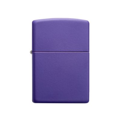 Зажигалка ZIPPO Classic с покрытием Purple Matte, латунь/сталь, фиолетовая, матовая, 38x13x57 мм-1