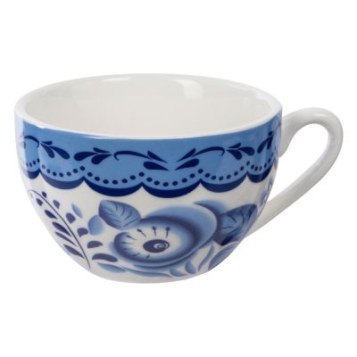 Набор Гжель: чайная пара, варенье-3