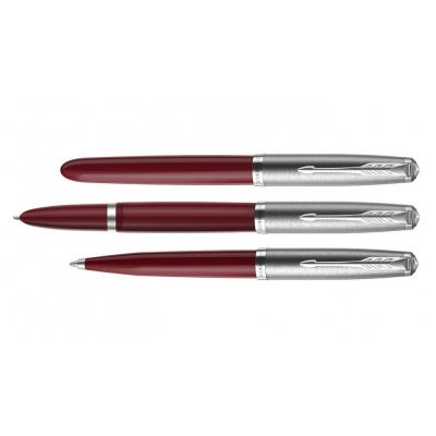 Перьевая ручка Parker 51 CORE BURGUNDY CT, перо: F, цвет чернил: black, в подарочной упаковке.-4