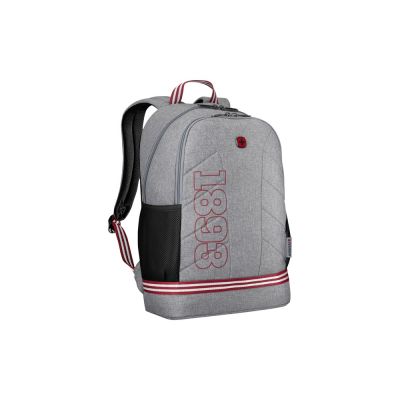 Рюкзак WENGER Collegiate Quadma 16, серый, 100% полиэстер, 33х17х43 см, 22 л-1