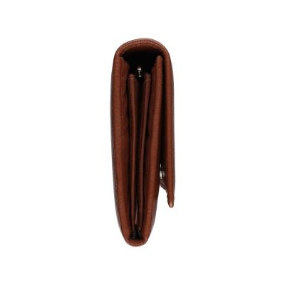 Кошелёк женский BUGATTI Lady Top, коньячный, натуральная воловья кожа, 20х2,5х10,5 см-4