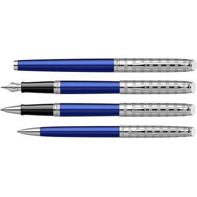 Перьевая ручка Waterman Hemisphere French riviera Deluxe BLU LOUNGE в подарочной коробке-5