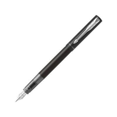 Перьевая ручка Parker Vector XL Black CT цвет чернил blue, перо: F/M, в подарочной упаковке.-0