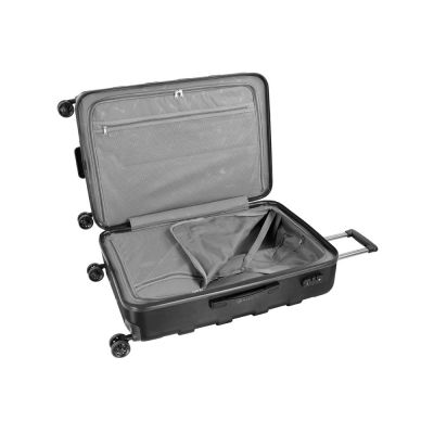 Чемодан BUGATTI Galatea, чёрный, поликарбонат / АБС-пластик, 46х27,5х67 см, 65 л-1