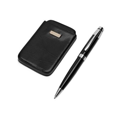 Набор Diplomat: визитница, ручка шариковая, черный-1