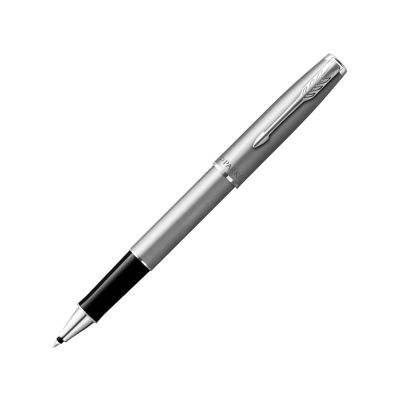 Ручка роллер Parker Sonnet T546  Stainless Steel CT, стержень: F, цвет чернил: black, в подарочной упаковке-0
