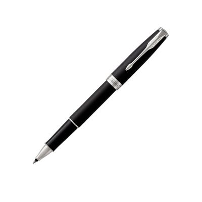 Ручка роллер Parker Sonnet  Matte Black CT, стержень: F, цвет чернил: black, в подарочной упаковке-0