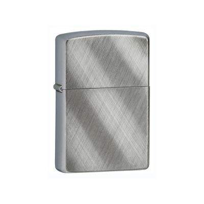 Зажигалка ZIPPO Classic с покрытием Brushed Chrome, латунь/сталь, серебристая, матовая, 38x13x57 мм-0