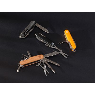 Нож перочинный Stinger, 89 мм, 15 функций, материал рукояти: алюминий (чёрный)-6