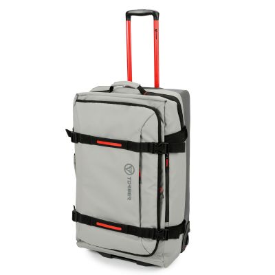 Сумка на колесах TORBER РИТМ, серый, полиэстер 900D с PU покрытием, 74 х 42 х 31 см, 80 л-1