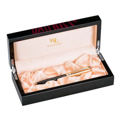 Ручка шариковая William Lloyd, черный/золотистый-1