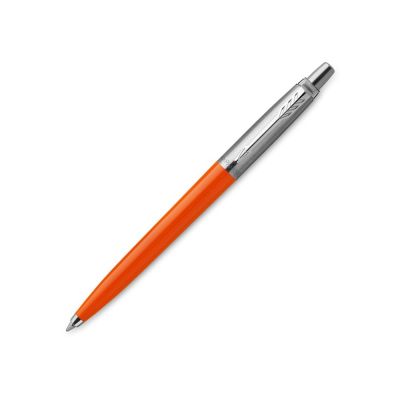 Шариковая ручка Parker Jotter Originals Orange Chrome CT, стержень: M blue в подарочной упаковке-0